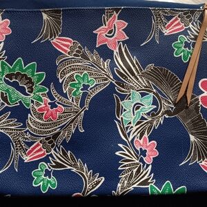 Banana Republic Blue Floral Clutch